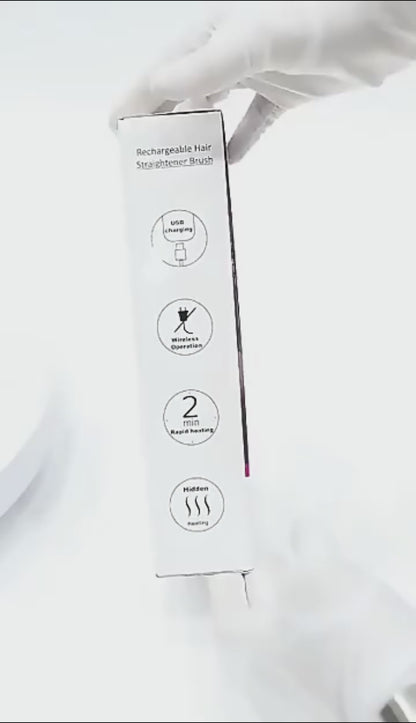 Wireless Hair Straightening Comb